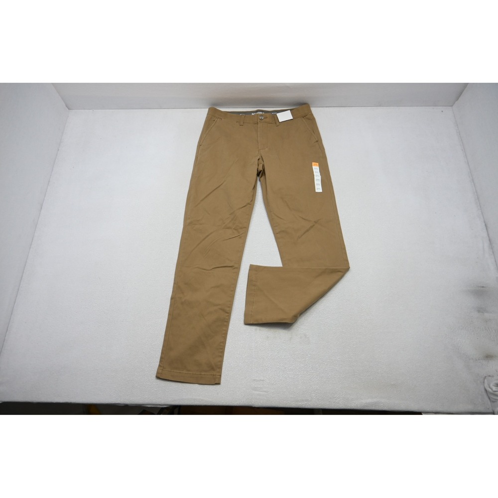 Sonoma Flexwear Pants Mens 33x32 Khaki Brown Straight Leg Chino New NWT